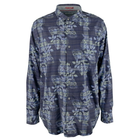 Men's Big and Tall Jingle Plaid Rock Shirt-OD-XLT