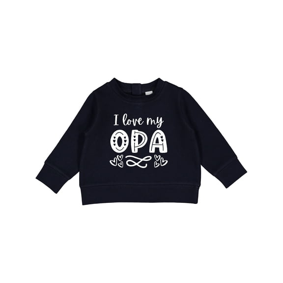 Inktastic I Love My Opa with Hearts Baby Sweatshirt