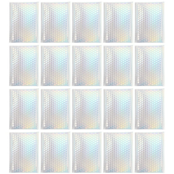Card Bubble Mailers Plastic Film Rectangular 20Pack 7.86x5.89x0.20In