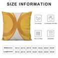 thumbnail image 5 of Nawypu  Half Moon Accent Boho Tufted Decorative Throw Pillow Cover, Cozy Bohemian Rainbow Design Cotton Canvas Cushion Cover | Tassels Pillow Case Home Decor Mustard Yellow, 5 of 5