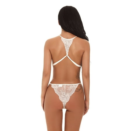 

ELENXS Women Lace Nightgown Sexy Bodysuit Lingerie Nightwear Underwear
