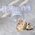 thumbnail image 4 of Xingzhi Cat Tunnels with Ball Toy for Active Dogs Home Pets and Rabbits T Shape 31.50x9.84x9.84 Inch 1Set, 4 of 6
