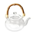 thumbnail image 5 of Glass Tea Pot with Infuser, Wood Handle Tea Kettle, Water for Juice Beverage, 5 of 8