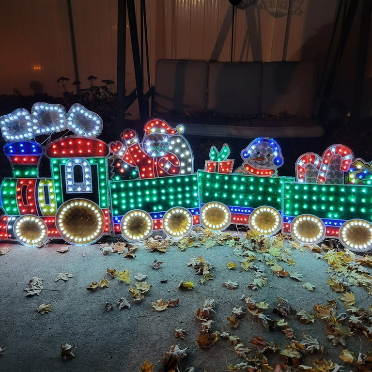 Christmas Holographic Display - Christmas Yard Decorations