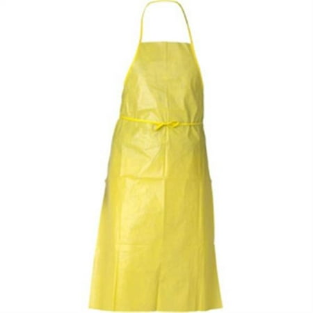 - Kimberly-Clark 97790 A70 Chemical Spray Protection Apron, Yellow - Pack of 100