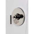thumbnail image 3 of Kingston Brass KB6336CML Manhattan Single-Handle Pressure Balanced Tub and Shower Faucet, Polished Nickel, 3 of 7