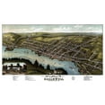 thumbnail image 2 of Stoner 18x12 White Modern Wood Framed Museum Art Print Titled - Hallowell Maine - Stoner 1878, 2 of 4