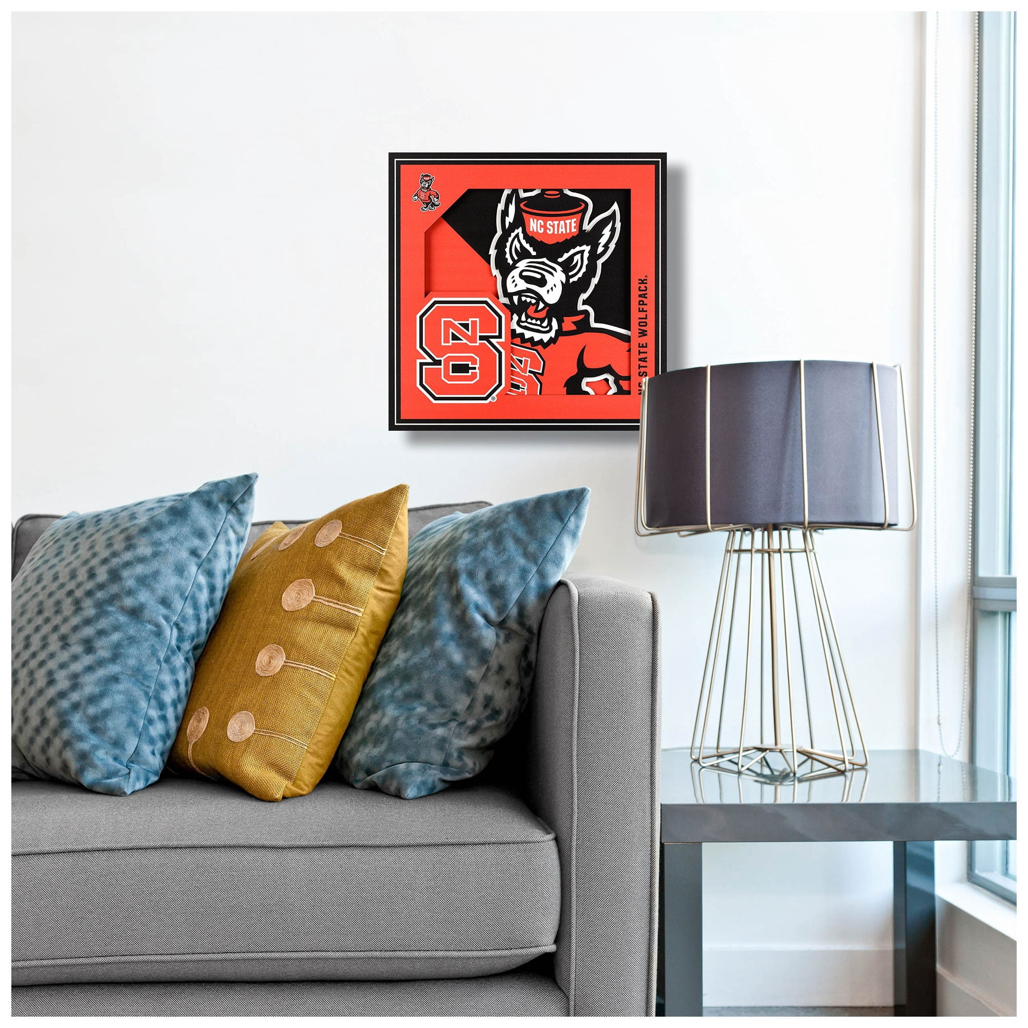 YouTheFan NCAA NC State Wolfpack 12 x 12 Wall Art