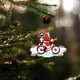 thumbnail image 3 of Colgante Navideño de Papá Noel con Forma de Cachorro de Acrílico, para Árbol de Navidad, para Colgar En Bicicleta., 3 of 5