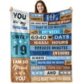 thumbnail image 1 of LHSHID Birthday Blanket Gifts for 19 Year Old Boys and Girls 50x60in, 1 of 6