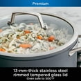 thumbnail image 5 of Ninja Foodi Stainless-Steel NeverStick Premium Stockpot, 8 Qt, Slate Gray, 5 of 8