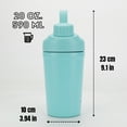 thumbnail image 6 of Ozizo 20 oz Thermos Protein Shaker with Wire Whisk Ball Spring Mixer, 6 of 8