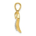 thumbnail image 2 of 14k Yellow Gold 1/10ct. Diamond Heart Pendant Charm, 2 of 4