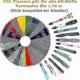 thumbnail image 4 of 20 Colors 3D Pen Filament (5 meters per color) 1.75 mm 3d_SZXM, 4 of 5