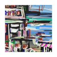 thumbnail image 3 of Beach Shops Abstraction - Canvas, 3 of 25