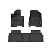 WeatherTech Custom Fit FloorLiners compatible with 2023-2025 Kia Sportage Plug-In Hybrid - 1st & 2nd Row, Black