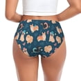 thumbnail image 3 of Womens Underwear cartoon Dog leaf Watermelon Cuteness No Show Seamless Underwear for Women, Soft Stretch Women's Panties, Hipster Ladies Panties Bikini Underwear Briefs, 3 of 6