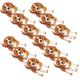thumbnail image 5 of 12 Uds. De pegatinas de tela bordadas, parches de apliques con motivo de hierro para perros, accesorios para mochilas y ropa, 5 of 5
