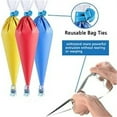 thumbnail image 4 of 100 Pieces Piping Bags Disposable - Tipless Piping Bags | Pastry Bags | Icing Piping Bags | Frosting Bags for Cake Cookies Baking D rating, 4 of 5