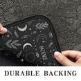 thumbnail image 6 of Black White Gothic Moon Flower Leaf Pattern Door Rugs,Washable Non Slip Door Mats Indoor,Decorative Door Mats,Entry Mat Indoor for Entrance,Bedroom,Kitchen,Bathroom,30"x17", 6 of 6