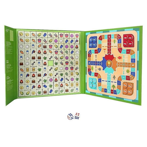 Kids Chess Game Cartoon Flying Chess Board Games Chess Wood Puzzle Toys Board Games Educational Puzzle Game Supplies