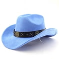 thumbnail image 2 of Western Style Cowboy Hat Curved Brim Ideal For Outdoor Adventure Travel Riding And Everyday Use, 2 of 3