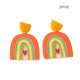 thumbnail image 5 of Sonducket 1 par de pendientes acrílicos para mujer con forma de arcoíris de dibujos animados de moda que reemplazan a las niñas y las señoras que Ropa, zapatos y accesorios Miscelánea Naranja Sonducket AP016261-02, 5 of 6