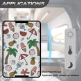 thumbnail image 5 of Psesaysky RV Door Window Shade, Foldable Hook and Loop Fastener RV Blackout Window Cover, UV Rays Protection for Camper Trailer Door, Light-resistant Fabric (Hawaiian Vacation Elements), 5 of 7