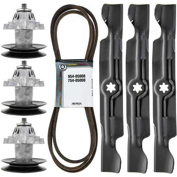 Cub Cadet Blade Spindle Belt Kit 942-04053C 918-04125C 954-05008 RZT-S50 S50KH