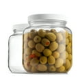 thumbnail image 4 of ACDANC Large Glass Jar with Plastic Lid,Large Food Cereal Storage Canister,Airtight Jar,Dry Food Storage Containers, 4 of 7