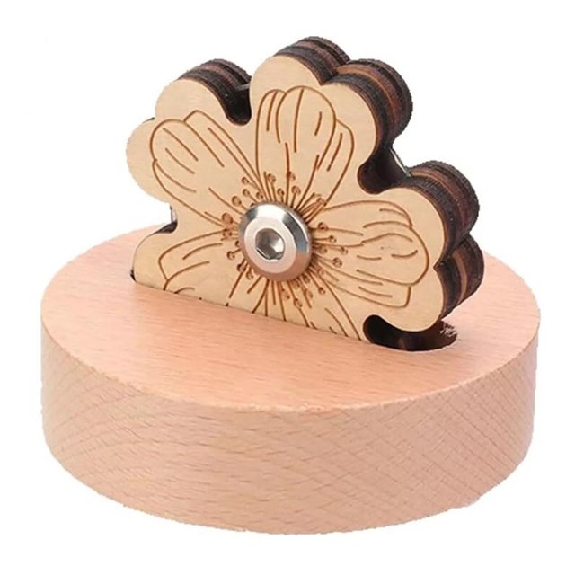 Wooden Desktop Flower Line Cutting Machine with Anti Slip Frame, Thread Cutters for Quilting