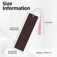 thumbnail image 3 of Kdxio Red Snake Print Metal Tassel Bookmarks,Perfect Gift for Art Lovers and Bookworms Metal Bookmarks for Women, 3 of 8