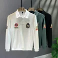 thumbnail image 4 of Polos ajustados para hombre, ajustados, informales, ajustados, de manga larga, talla XXL, venta normal a granel, sudaderas para hombre, estéticas, de alta calidad, jersey XL, 4 of 4