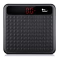 thumbnail image 1 of Báscula digital de baño Himaly, tecnología Step-On, báscula de alta precisión con plataforma grande de silicona antideslizante y pantalla LCD digital, capacidad de 400 lb/180 kg., 1 of 5
