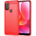 thumbnail image 1 of HSHDLDF Moto G Power 2022 Slim Sturdy Cases Compatible with Motorola Moto G Power 2022 Cases Rugged Shield Thin Covers GPower 2022 Etuis Skins Bumpers (Red), 1 of 7