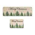 thumbnail image 2 of ToyKingdee Christmas Kitchen Mats - Non Skid Cushioned Kitchen Floor Mat Set of 2 Winter Kitchen Rug Anti Fatigue for Indoor Floor Home Living Room Kitchen Holiday Xmas Decoration, 2 of 5