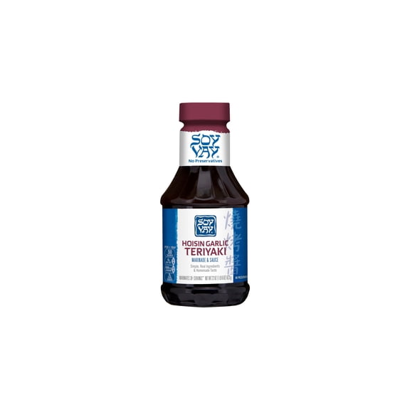 Soy Vay Hoisin Garlic Teriyaki Marinade and Sauce 22 fl oz (Pack of 2)