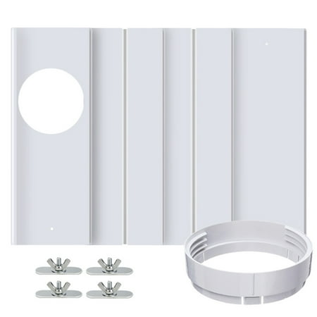 

Window Seal Plates Kit for Air Conditioners Adjustable Length Window Vent Kit