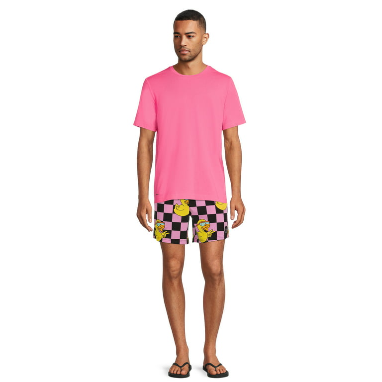 pink louis vuitton shorts , 5 in seam