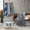 thumbnail image 6 of Wrangler Diamond Trail Blue Ultra Soft Plush Fleece 70X50 Throw, 6 of 7