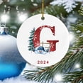 thumbnail image 4 of Coche Decoraciones de Navidad 2025 Nuevo 26 Carta de Navidad Muñeco de Nieve Colgante de Navidad - Colgante de Coche de Acrílico Santa Navidad Muñeco de Nieve Decoraciones, 4 of 5