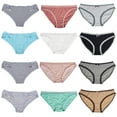 thumbnail image 6 of Curve Muse Women's Cotton Bikini Hipster Briefs BoyShorts Underwear-Multipack-PACKA-S/5, 6 of 6