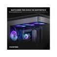 thumbnail image 5 of Phanteks Glacier One 420D30 X2 AIO Liquid CPU Cooler, Evolv X2 Aluminum Cap Design, 3x Performance D30-140 D-RGB Fans, for Intel LGA 1851, 1700, 1200, 115x and AMD AM4/AM5 sockets, Black, 5 of 6