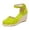 Light Green, variant on Women's Solid Velvet Round Toe Mary Jane Shoes Boho Platform Wedge Heel Plus Size Casual Dress Sandals
