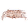 thumbnail image 5 of WXFAZCVU Girls Sequins Shorts Trendy Summer Clothes Hot Pants for Party Dance Daily Wear Size 5-6 Years, 5 of 5