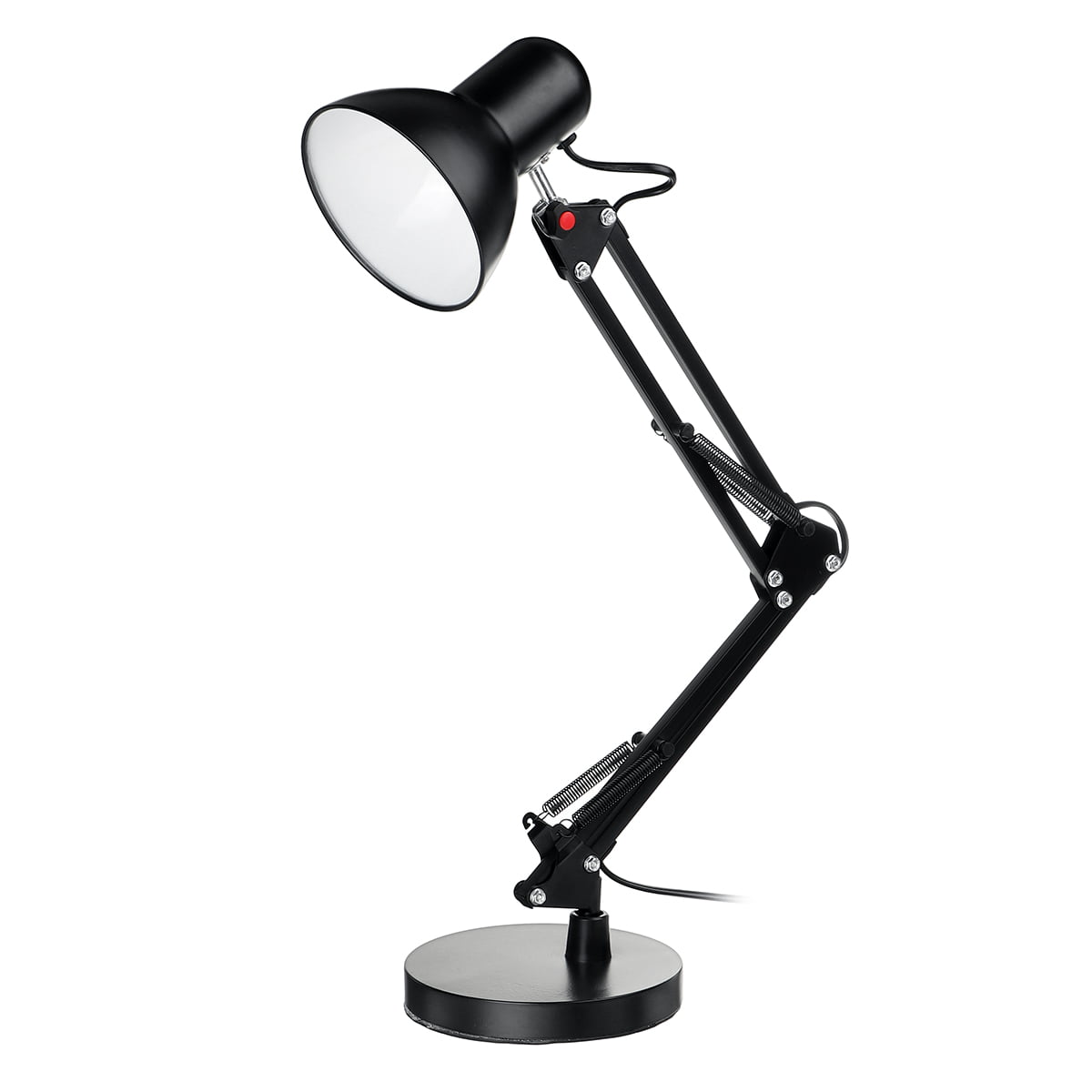Architect Desk Lamp, Metal Swing Arm Dimmable Led Lamp, Tall Task Light