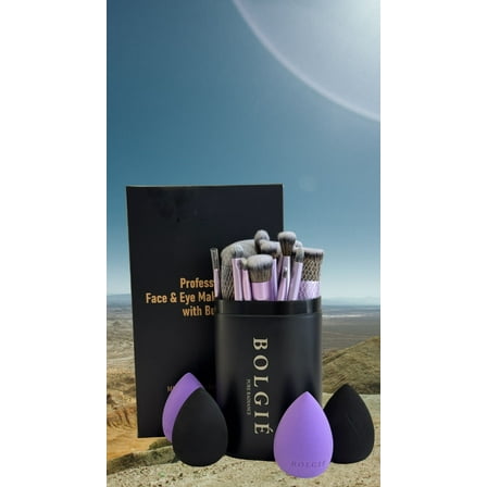 Bolgie Professional Makeup Brush Set, 22 Pieces
