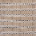 thumbnail image 2 of 8â€™ x 10â€™ Tan and Gray Detailed Stripes Area Rug, 2 of 5