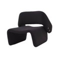 thumbnail image 3 of Sofá Individual Con Estructura De Metal, Silla Con Respaldo Multifuncional De Moda Suave Para El Hogar, Color Negro, 3 of 9