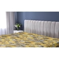 thumbnail image 5 of Ambesonne Sunflower Fitted Sheet, Vintage Botanical Floral, King Size, Earth Yellow and Grey, 5 of 5